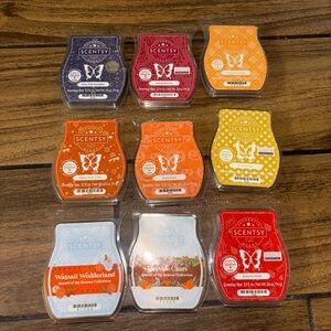 Scentsy Wax Bar Collection lot 9 ship w/ice pack